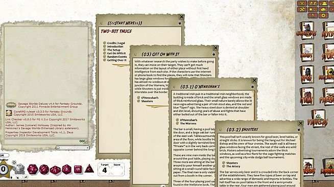 Fantasy Grounds - Wellstone City Chronicles: Two-Bit Thugs (Savage Worlds)