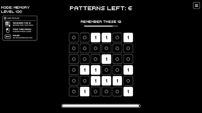 0101 - Memory Bonus Levels