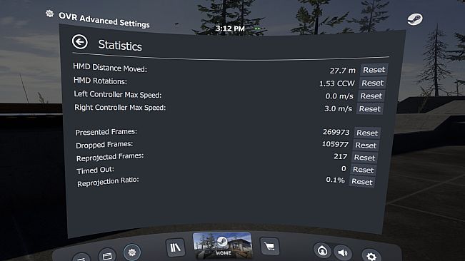 OVR Advanced Settings