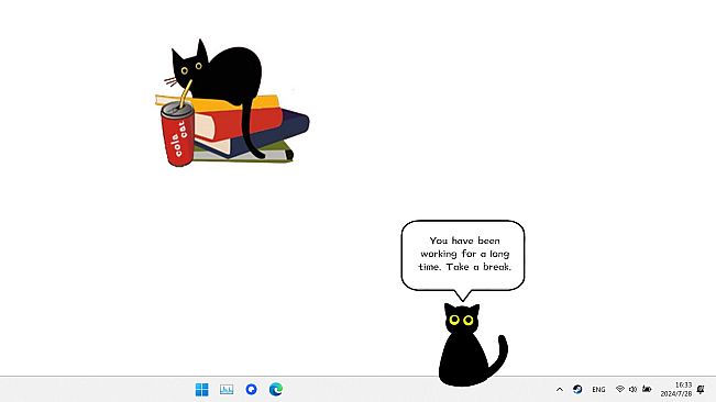 Cat On My Desktop
