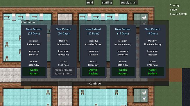 Nursing Home Simulator
