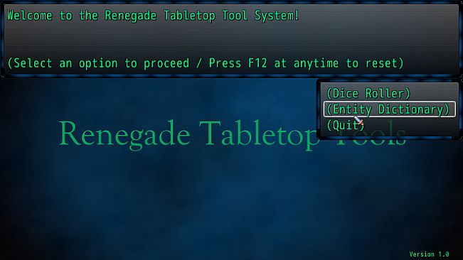Renegade Tabletop Tools System