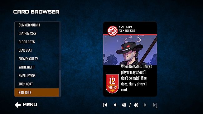 Dresden Files Cooperative Card Game - Mouse & Variants