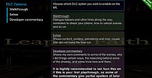 Leap of Faith - In Game Walkthrough/Extra material