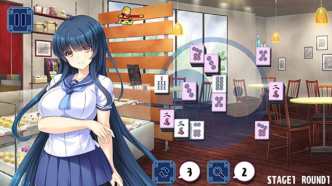 Pretty Girls Mahjong Solitaire [BLUE]