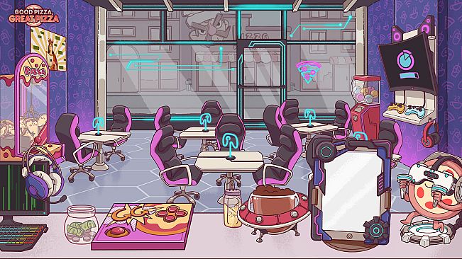 Good Pizza, Great Pizza - Cyber Pizzeria Set