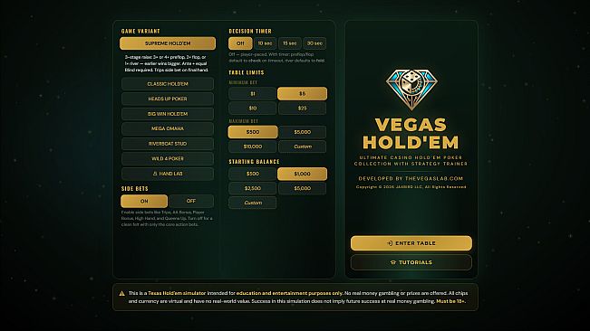 Vegas Hold'Em: Ultimate Casino Hold'em Poker Collection With Strategy Trainer