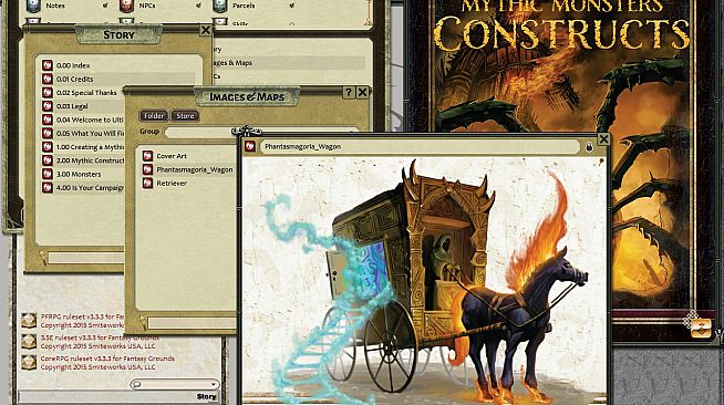 Fantasy Grounds - Mythic Monsters #19: Constructs (PFRPG)