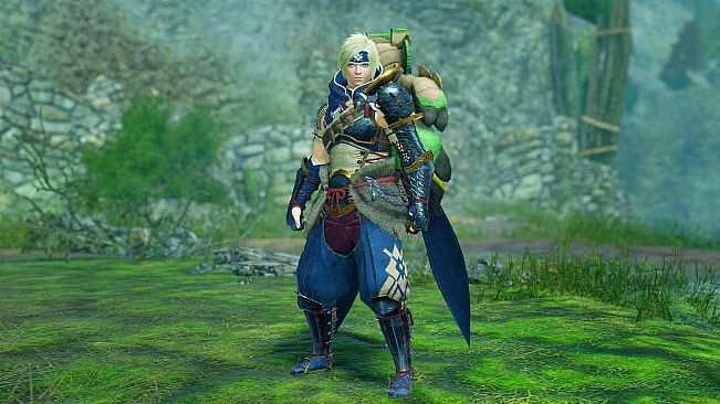 Monster Hunter Rise - "Stuffed Garangolm" Hunter layered weapon (Charge Blade)