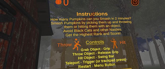 Halloween Pumpkin Smasher VR