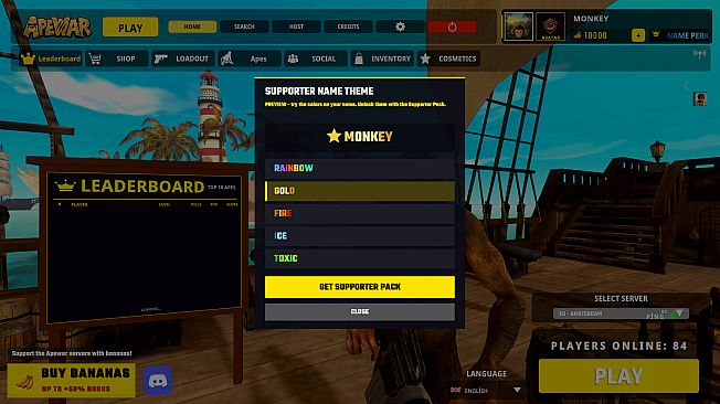 Apewar Supporter Pack