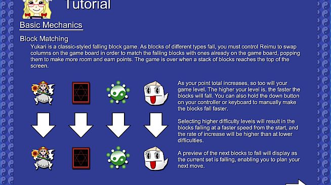 Touhou Block Fall ~ Yukari