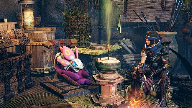 Monster Hunter Rise - "Stuffed Mizutsune" Hunter layered weapon (Heavy Bowgun)