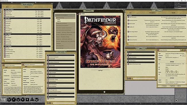 Fantasy Grounds - Pathfinder RPG - Pathfinder Companion: Dwarves of Golarion