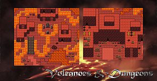 RPG Maker VX Ace - Dungeons and Volcanoes Tile Pack