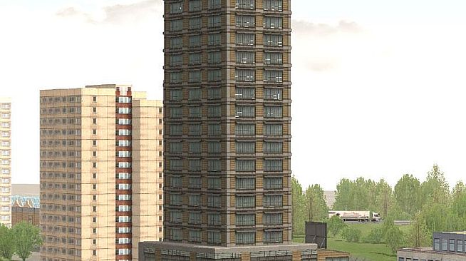 Office and apartment buildings US style