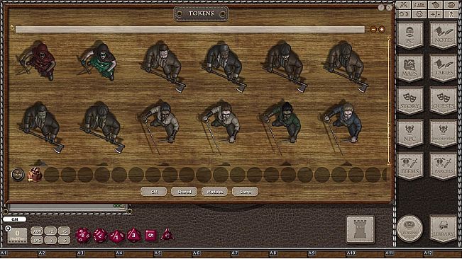 Fantasy Grounds - Jans Token Pack 23 - Thugs and Thieves