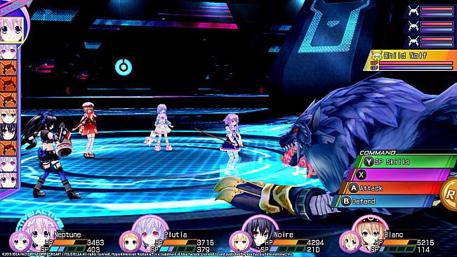 Hyperdimension Neptunia Re;Birth3 Survival Mode