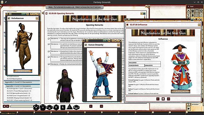 Fantasy Grounds - Pathfinder 2 RPG - Pathfinder Society Scenario 4.12 - Negotiations for the Star Gun