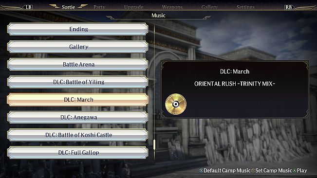 WARRIORS OROCHI 4 - BGM Pack 1