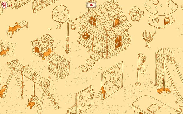 100 hidden Cats : Playground