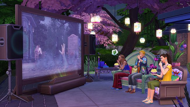 The Sims 4 Movie Hangout Stuff