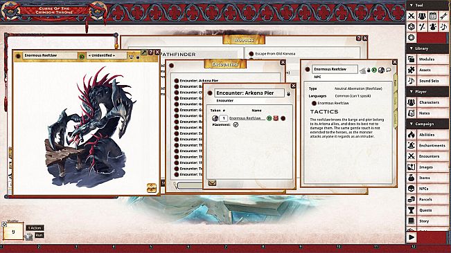 Fantasy Grounds - Pathfinder(R) for Savage Worlds: Curse of the Crimson Throne - Book 3: Escape from Old Korvosa