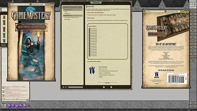 Fantasy Grounds - GameMastery Map Pack: Graveyard