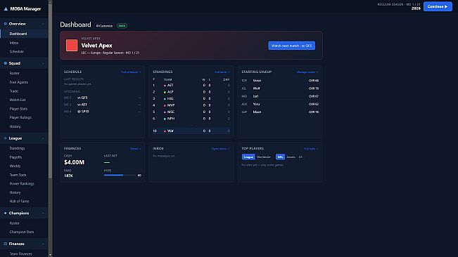 MOBA Manager