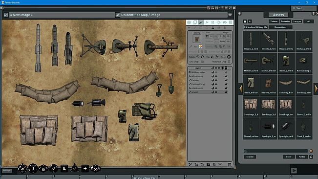 Fantasy Grounds - FG Modern Military Map Pack