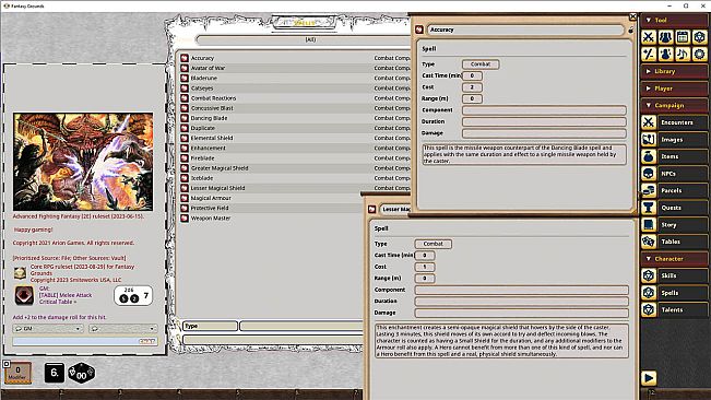 Fantasy Grounds - Combat Companion