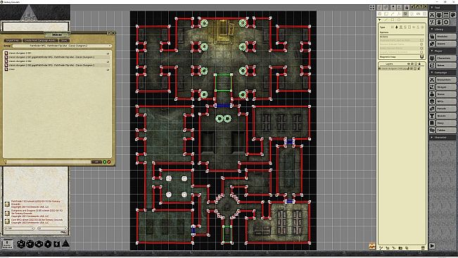 Fantasy Grounds - Pathfinder RPG - Pathfinder Flip-Mat - Classic Dungeon 2