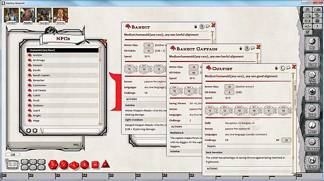Fantasy Grounds - D&D Monster Pack - Humanoids