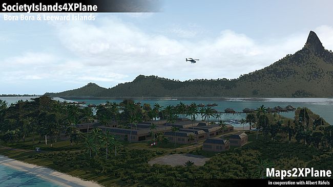 X-Plane 11 - Add-on: Aerosoft - Society Islands XP - Bora Bora & Leeward Islands
