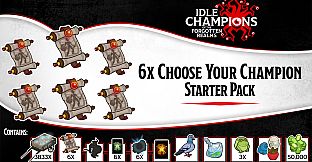 Idle Champions - 6x Choose Your Champion Starter Pack