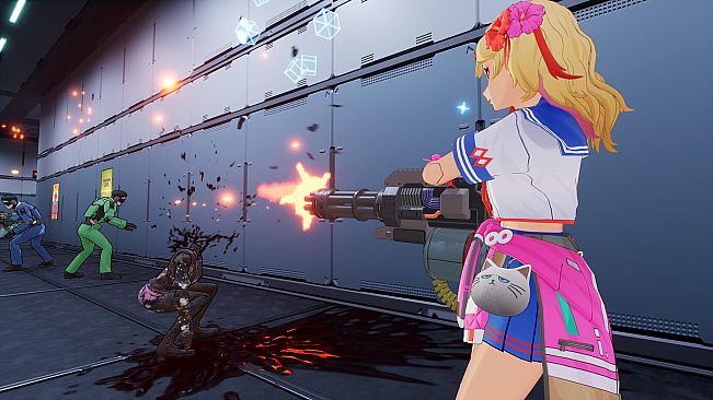 FULL METAL SCHOOLGIRL - Accessory: "White Angry Cat"