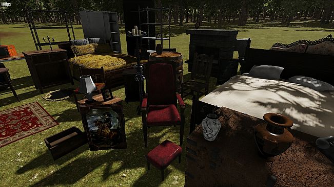 GameGuru MAX Horror Mini Kit - Old Furniture