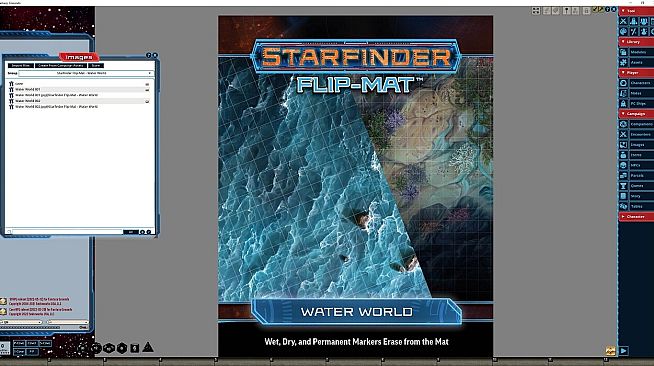Fantasy Grounds - Starfinder RPG - Flip-Mat - Water World
