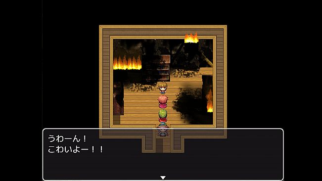 RPG Maker MV - We are burning tile and character set