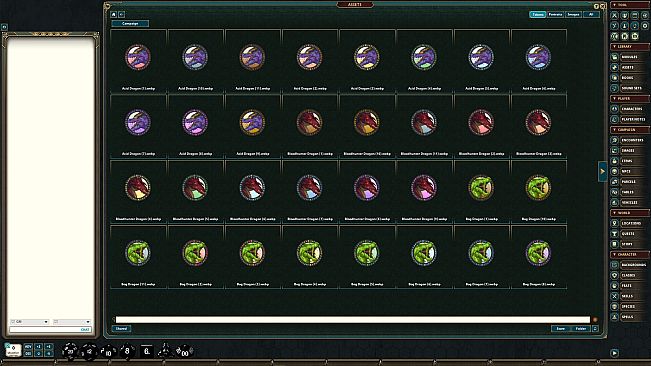 Fantasy Grounds - Portal Packs - Token Essentials: Dragons of the East