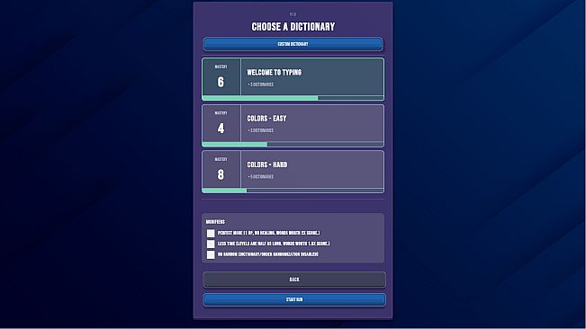 Silly Typing Game
