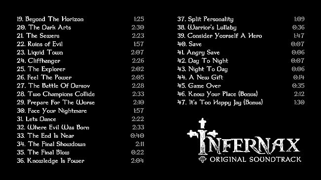 Infernax Original Soundtrack