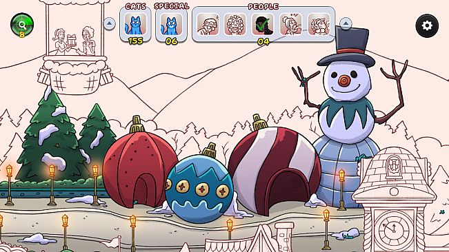 Hidden Cats in Christmas