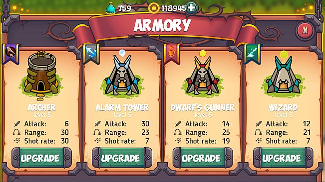 Tower Defense - Fantasy Legends Tower Game