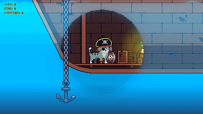 Rooftop Rascal: The Pirate Cat