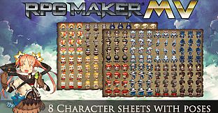 RPG Maker MV - Cover Art Characters Pack