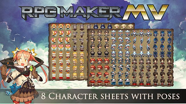 RPG Maker MV - Cover Art Characters Pack