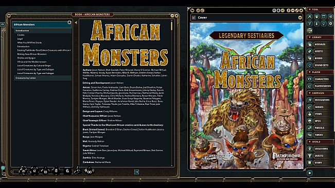 Fantasy Grounds - African Monsters (PFRPG)
