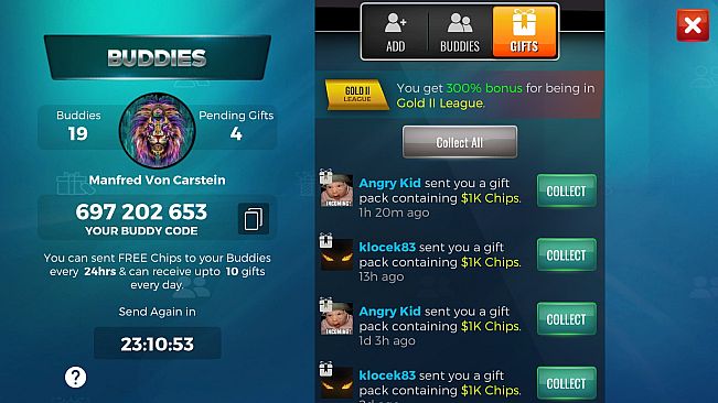 Poker Legends: Texas Hold'em Poker Tournaments