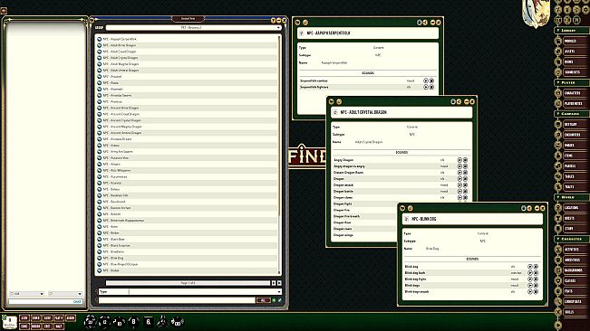 Fantasy Grounds - Pathfinder 2 RPG - Bestiary 2 - Syrinscape Sound Link Pack